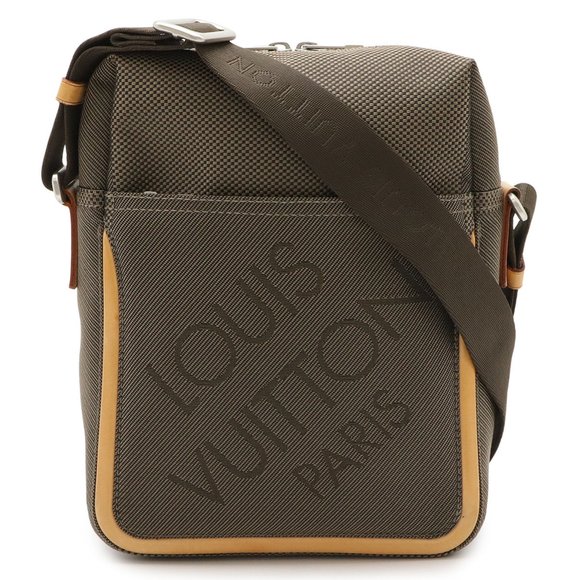 LOUIS VUITTON Damier Geant Citadan Shoulder Bag Canvas Tail Khaki M93040 - Picture 1 of 9